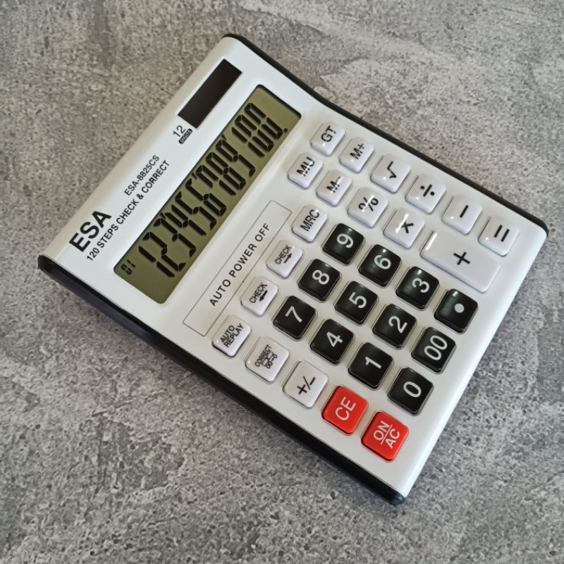 

Calculator / Kalkulator Esa 8825cs Original 12Digits Check & Correct