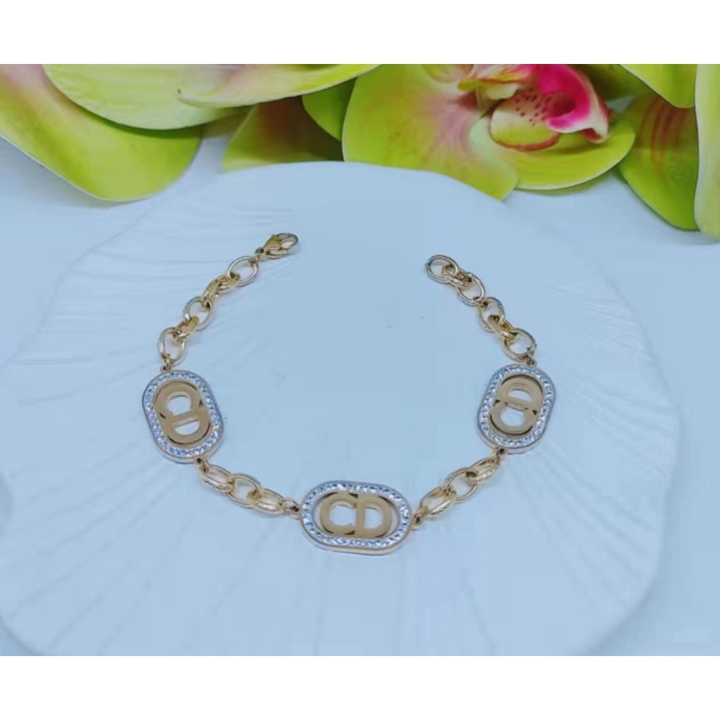 Gelang Titanium Permata Perhiasan Fashion AD110