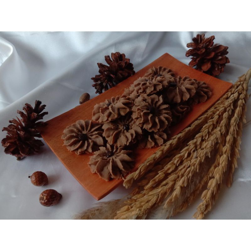 

Kue Semprit Cokelat