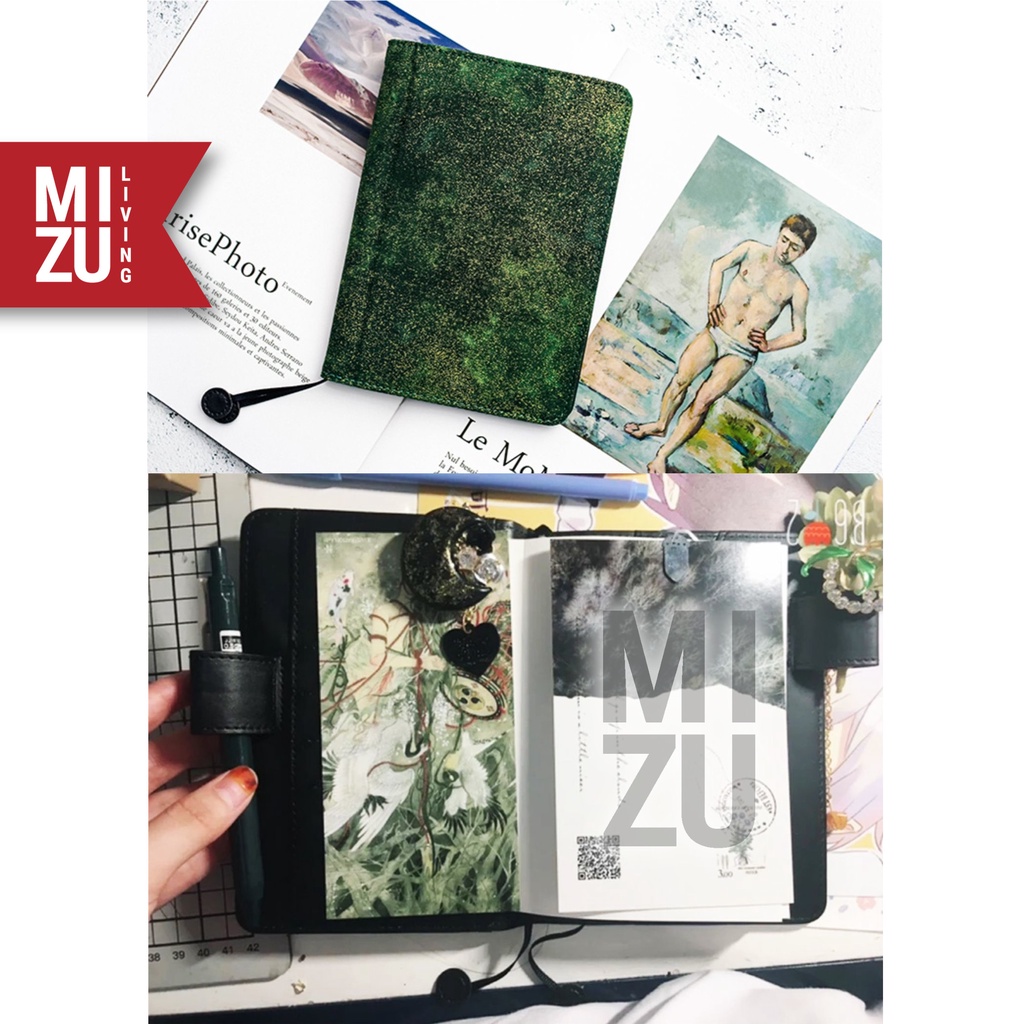 BECOMEFISH MOSS A5/A6 160PAGES NOTEBOOK BUJO Bullet Journal Fountain Pen Friendly