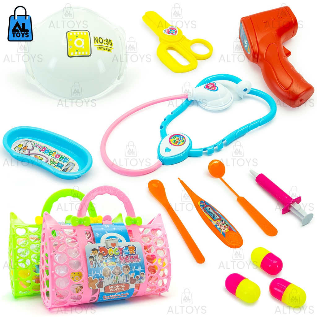 Mainan Edukasi Tas Dokter Doteran / Mainan Doctor Medical Clinic Toys MS01