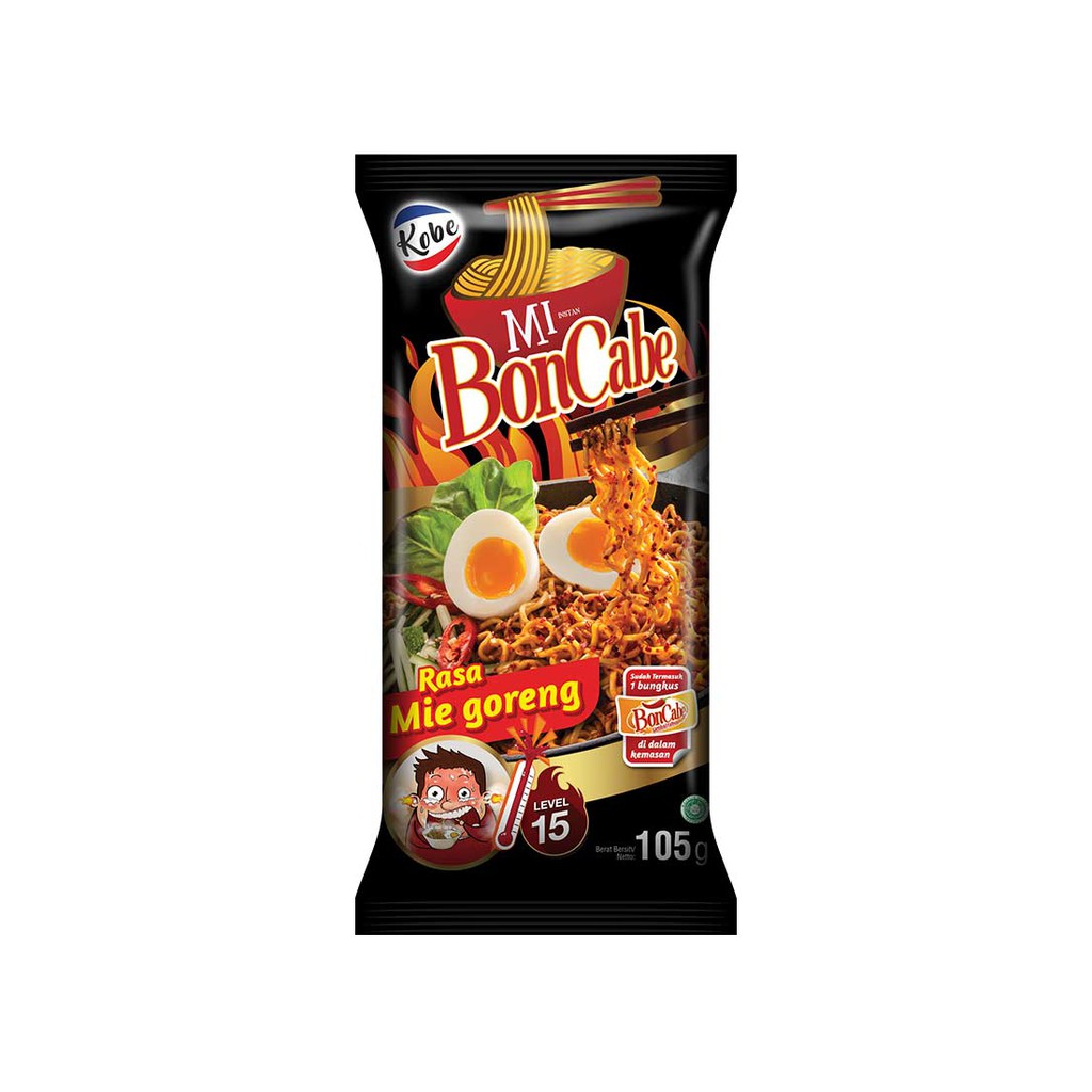 

Mi Boncabe Rasa Mie Goreng 105gr/Mie Goreng Boncabe Pedas