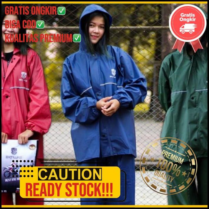 Jas Hujan Raincoat Setelan Axio Extreme Original Tebal Anti Rembes