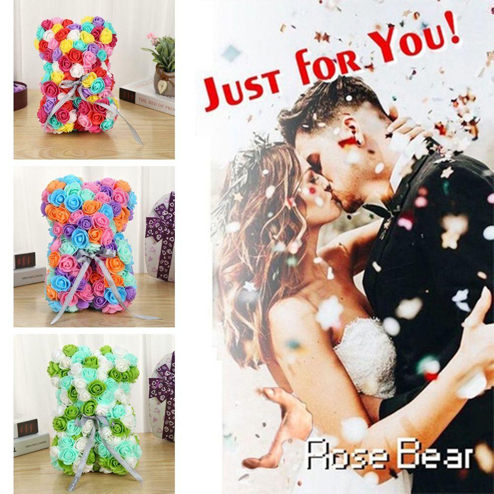 R-FLOWER 25 cm Artificial Decor Dekorasi Pesta Romantis Wedding Decor PE Buket