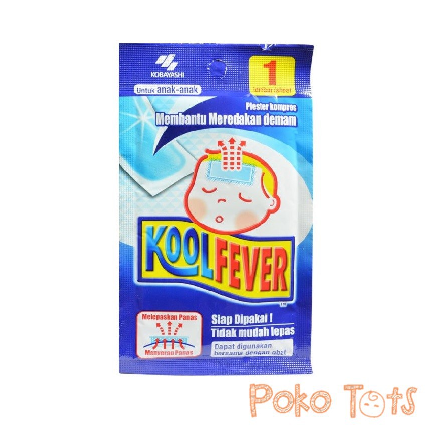 Koolfever Anak Plester Kompres Demam Anak Kobayashi Kool Fever Penurun Panas