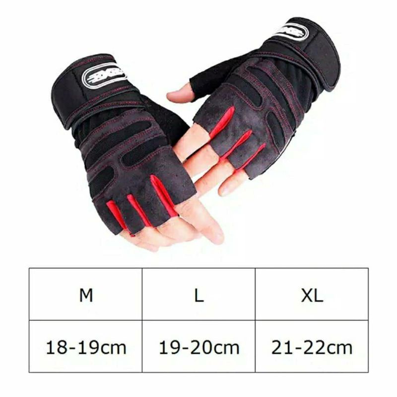 Glove fitnes premium gym sarung tangan anti sobek heavy weight