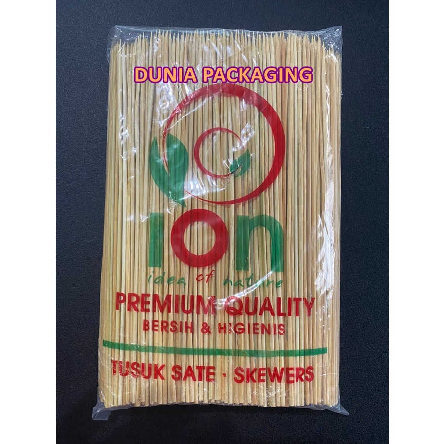 Tusuk Sate Bambu ION Import Halus Bersih Pack u Sate Ayam Sosis Medan