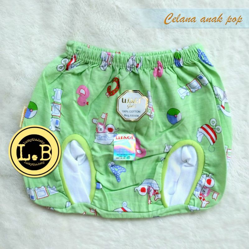 6 pc_ celana pop bayi USAGI GOLD,Usagi bintik,Usagi salur,Usagi kotak/ celana bayi new born