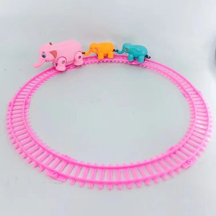 [Js18](6688-18A)Rail Kereta Api Gajah Dan Anak Gajah / Funny Elephant Railways / Mainan Anak