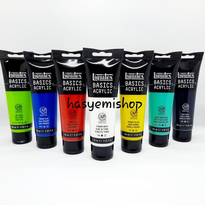 

Ready Stock] Liquitex Basics Acrylic Colour 118 Ml Original Made In France