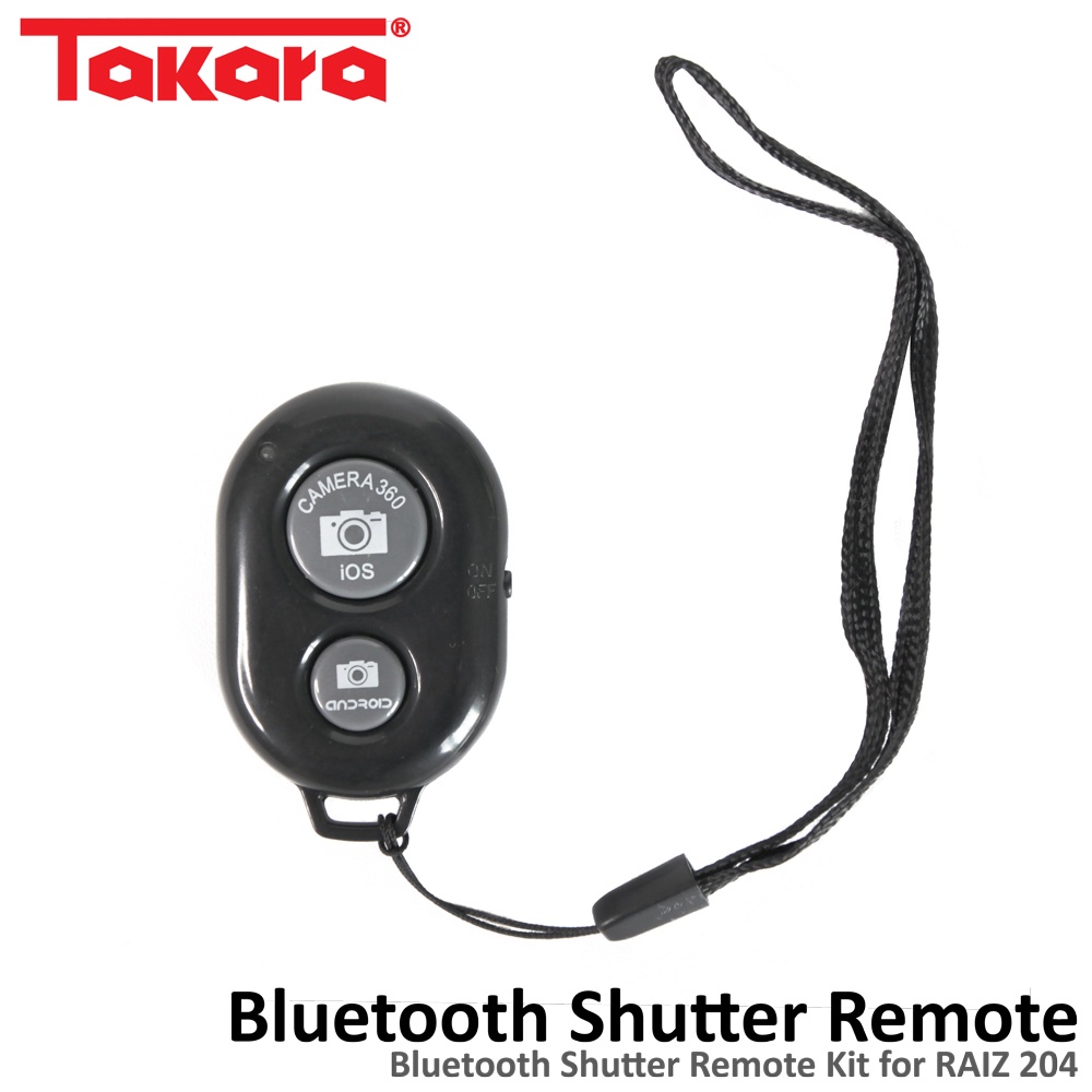 Takara Bluetooth Shutter Remote Control Selfie Shutter for Android IOS