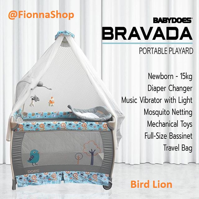 Baby Box Tempat Tidur Ranjang Bayi BabyDoes Does 1740 Bravada 4 Bisa