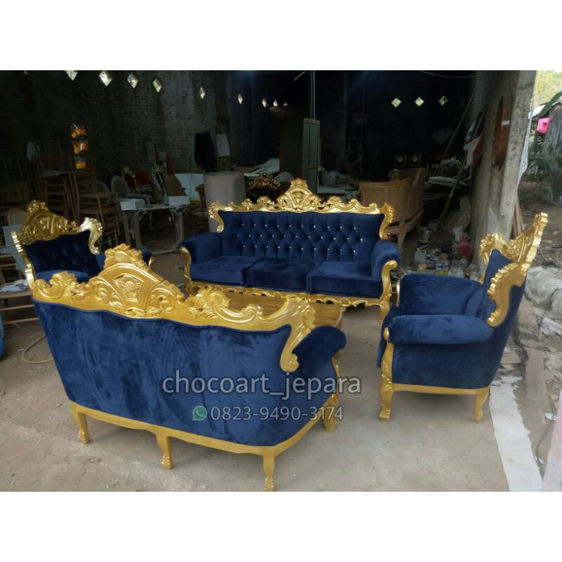 sofa jepara/ sofa ukir / sofa mewah / kursi romawi / kursi tamu/ kursi jepara/ kursi tamu cantik