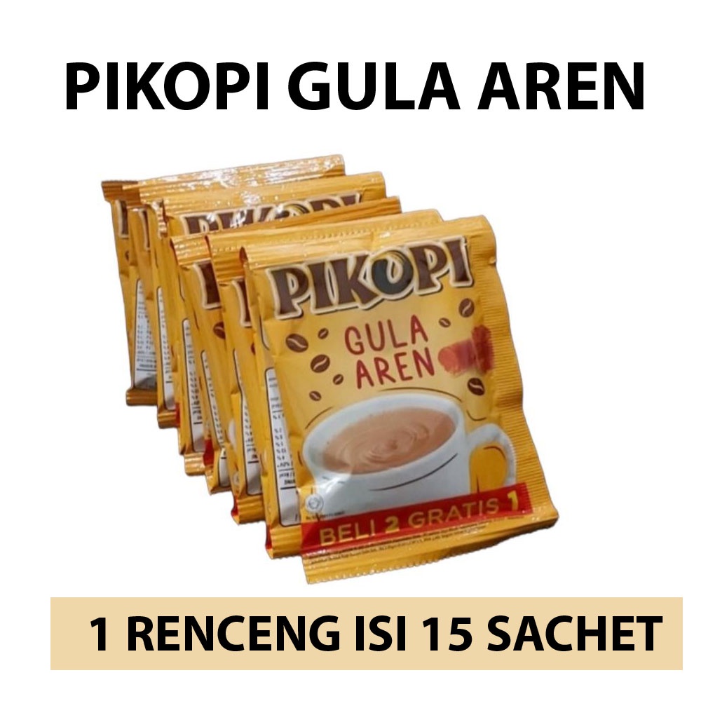 PIKOPI GULA AREN 1 RENCENG ISI 15SACHET