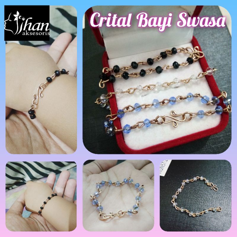 (Bayi) Swasa cristal !!! Pengait kuning selamanya