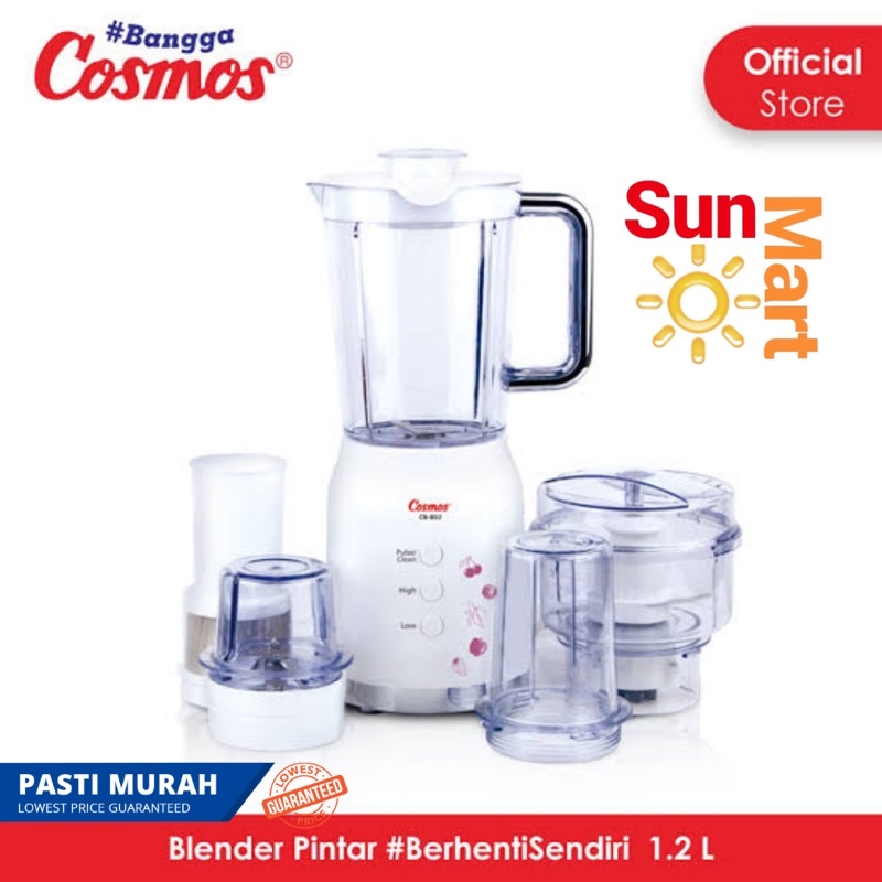 BLENDER COSMOS CB-802 4IN1 COSMOS BLENDER ALL IN ONE SNI