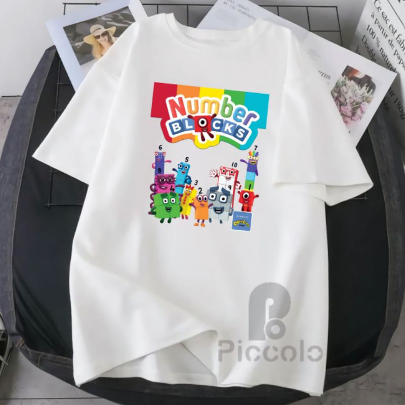 baju kaos anak nomber blockes