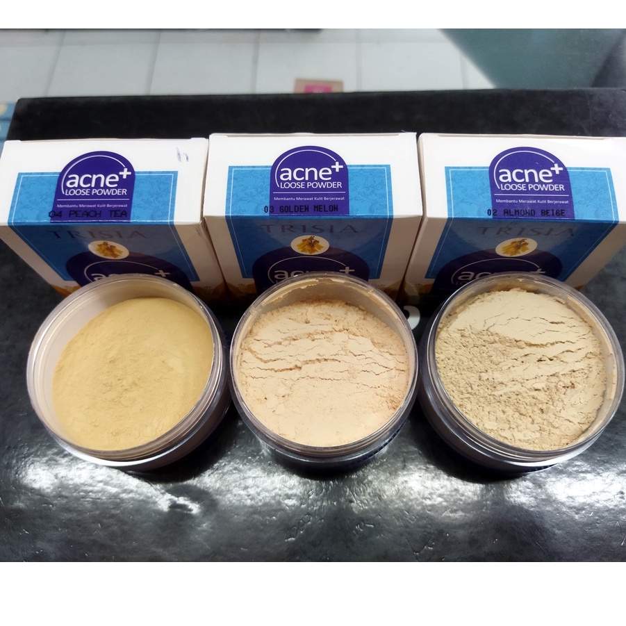 TRISIA ACNE LOOSE POWDER| Bedak jerawat
