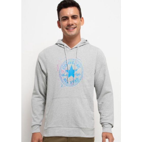 converse chuck patch splatter paint pullover hoodie original size S