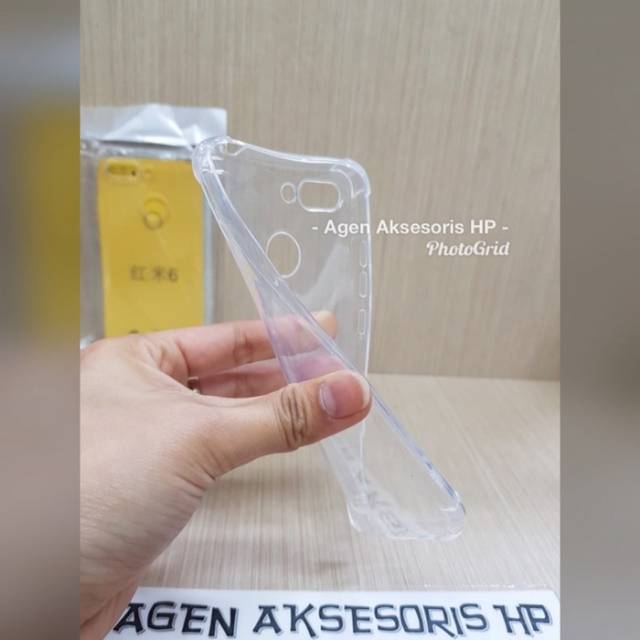 Anti Crack Redmi 6 FINGERPRINT 5.45&quot; Softcase Xiaomi Redmi 6 Anti Crack Jelly Case Tahan Benturan