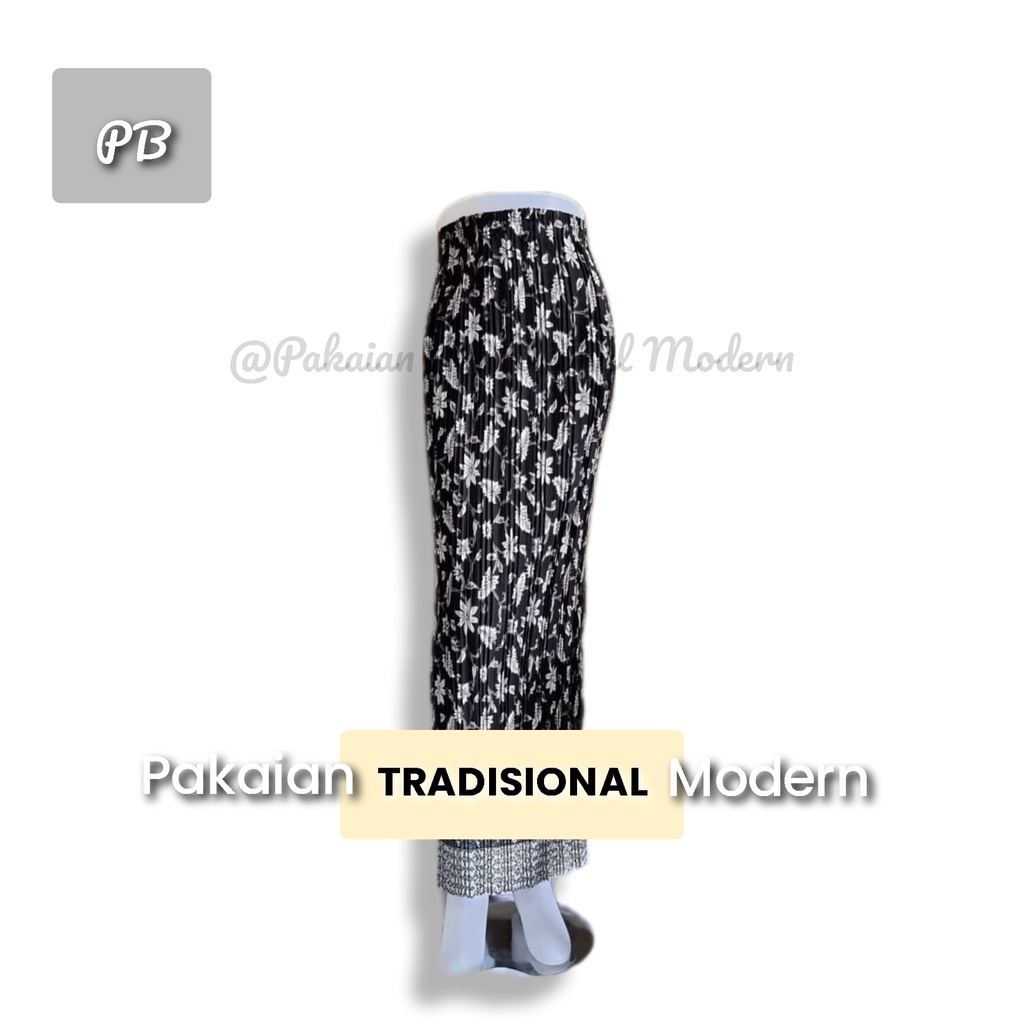 Rok Plisket Sutra All Size Batik Modern PAKAIAN TRADISIONAL MODERN Model Terbaru / Bawahan Kebaya Wanita Modern / Rok Kebaya Tradisional / Kain Tradisional