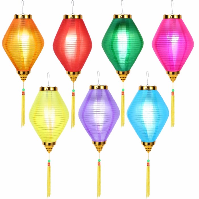 Lampion Diamond 10' Sepasang Dekorasi Lampu Lampion Imlek Murah Grosir