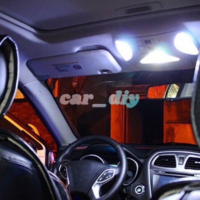 Festoon Lampu Baca LED Dome 31mm 6000K C5W 36mm 36mm Untuk Interior Mobil