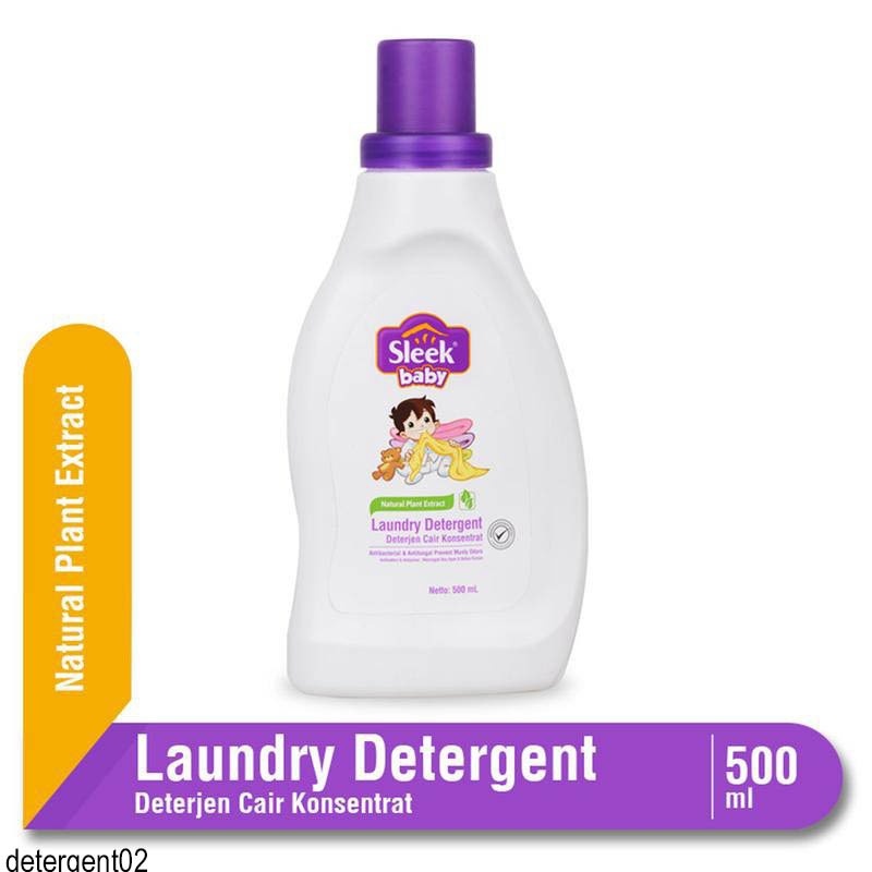 DETERGENT SLEEK BABY - SLEEK Laundry SABUN CUCI BAJU KHUSUS BAYI - DETERGENT BOTOL SLEEK BABY MURAH