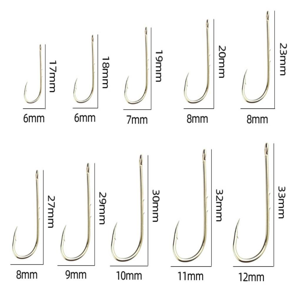 Nanas 100pcs Fishhook Kotak 10sekat Sendok Pengait Tempat Obat Mingguan DIY