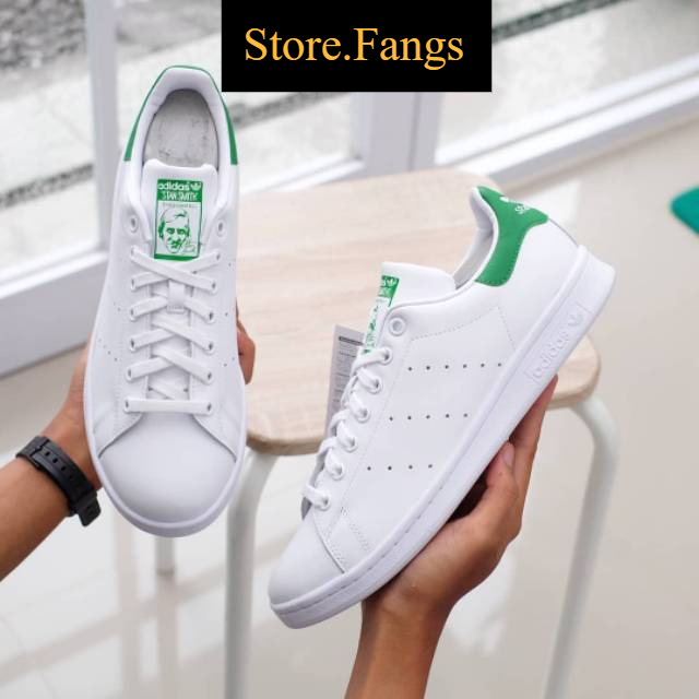 Adidas Original Stan Smith White Green Leather