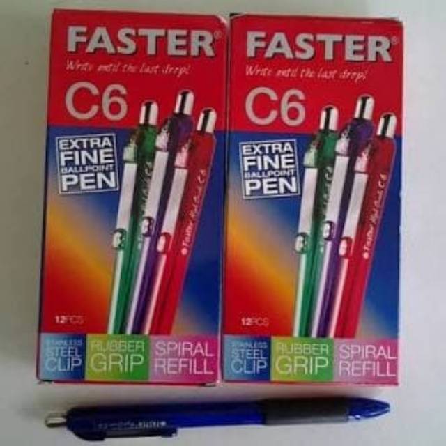 

Pulpen faster cetrek C6 1 lusin