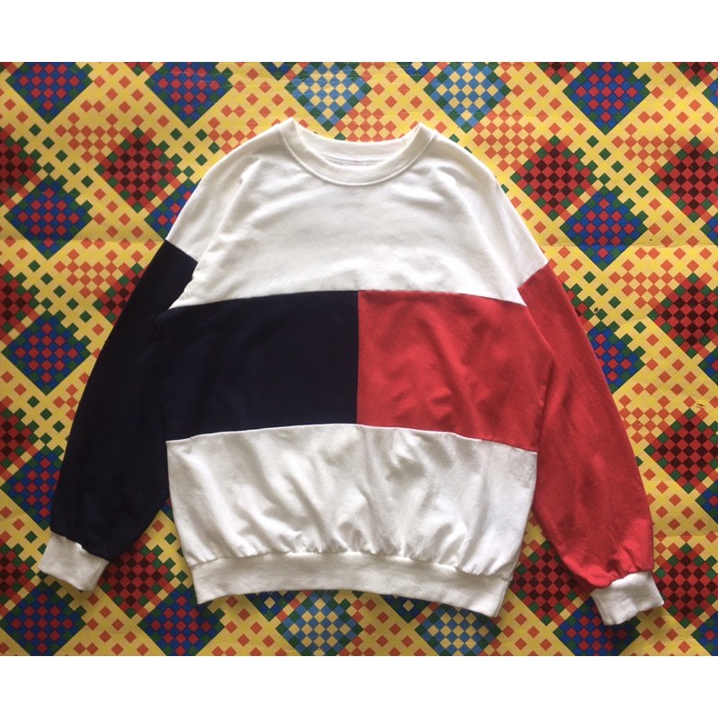 Sweater Oblong CrewNeck Tommy Hilfiger Second Branded Second Original