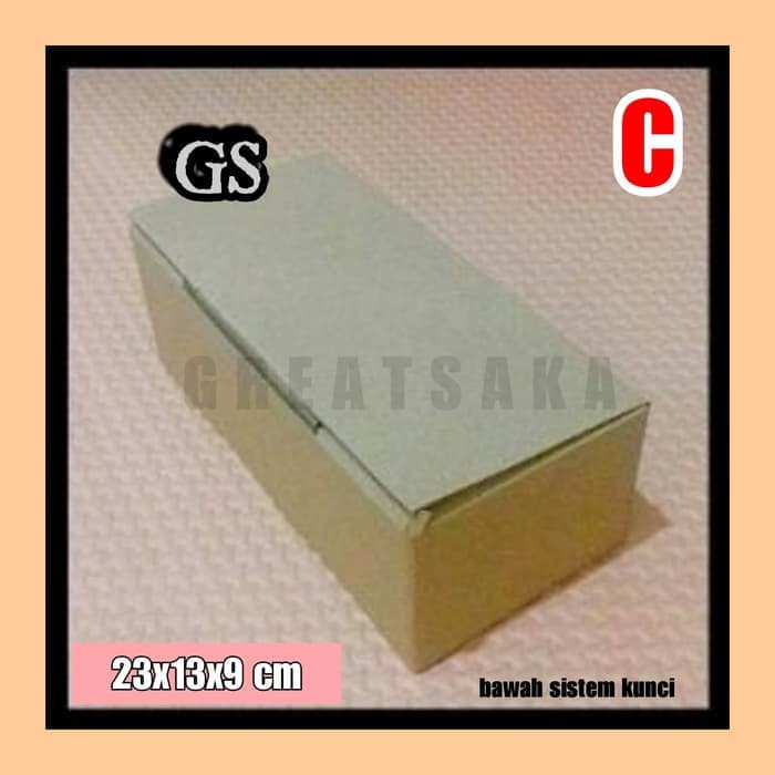 

KOTAK KARDUS PACKING KECIL TYPE C 23 X 13 X 9 CM