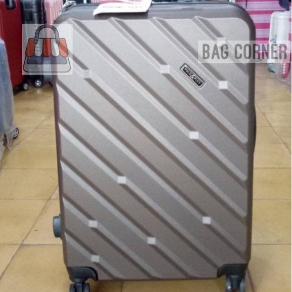 BagCorner - koper POLO EXPLEY 24 inch tas pakaian/koper besar travel bag hardcase fiber abs roda 4