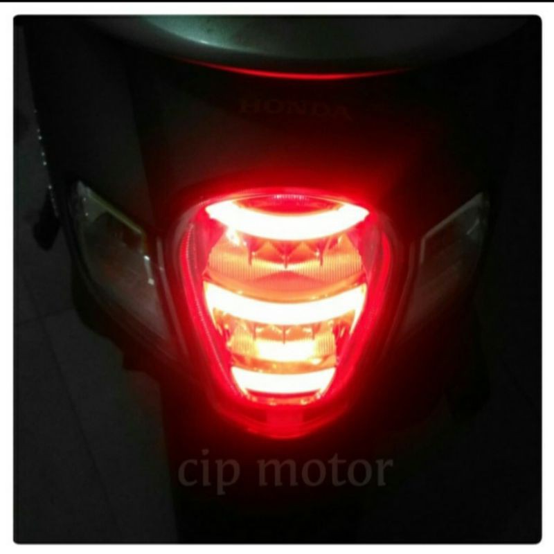 Lampu Stop Stoplamp Belakang Scoopy Fi new 2018 Led