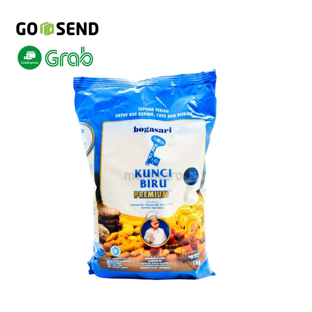 

Tepung Terigu KUNCI BIRU - Protein Rendah 1 kg