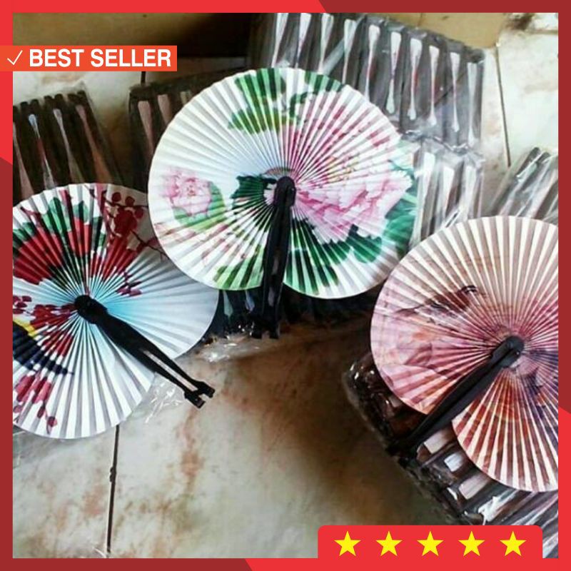 Souvenir Murah Souvenir pernikahan kipas kertas
