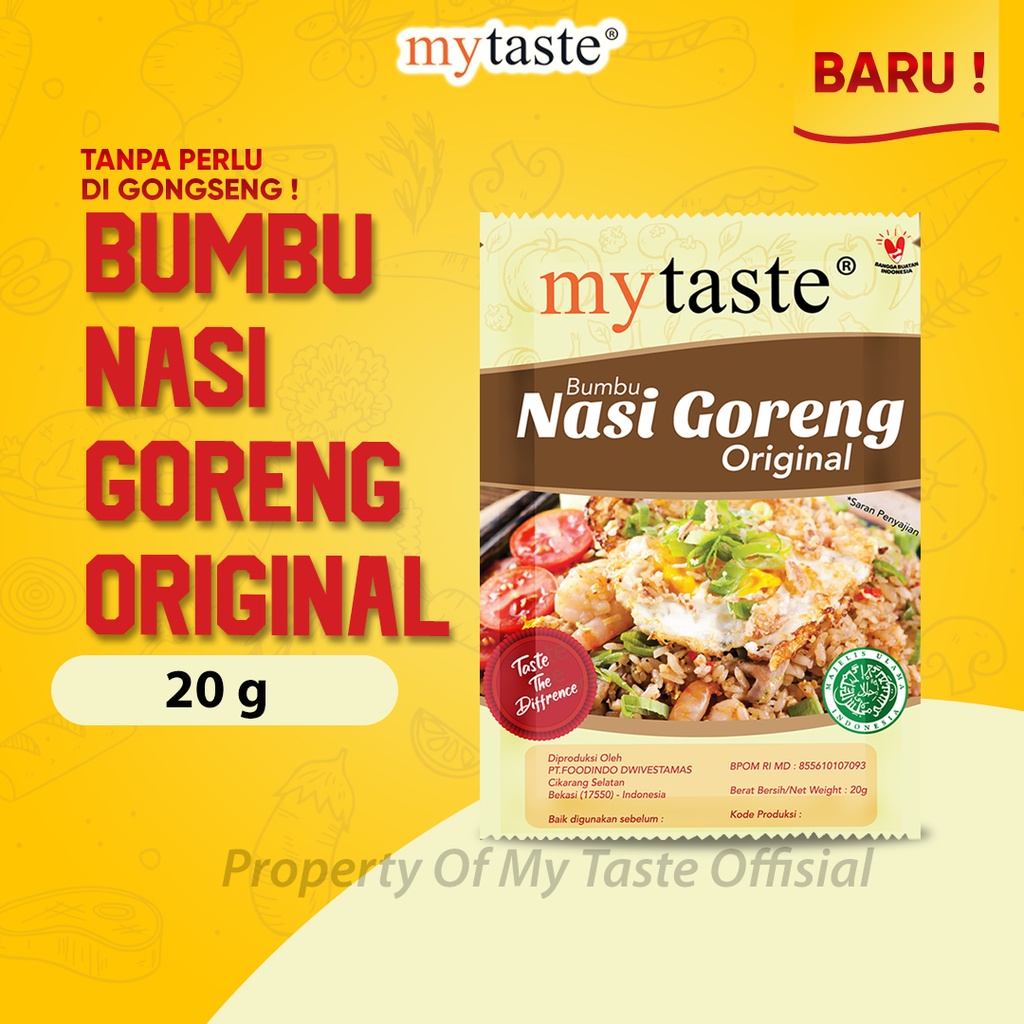 

My Taste Bumbu Nasi Goreng Original 20gr Nasi Goreng Instant