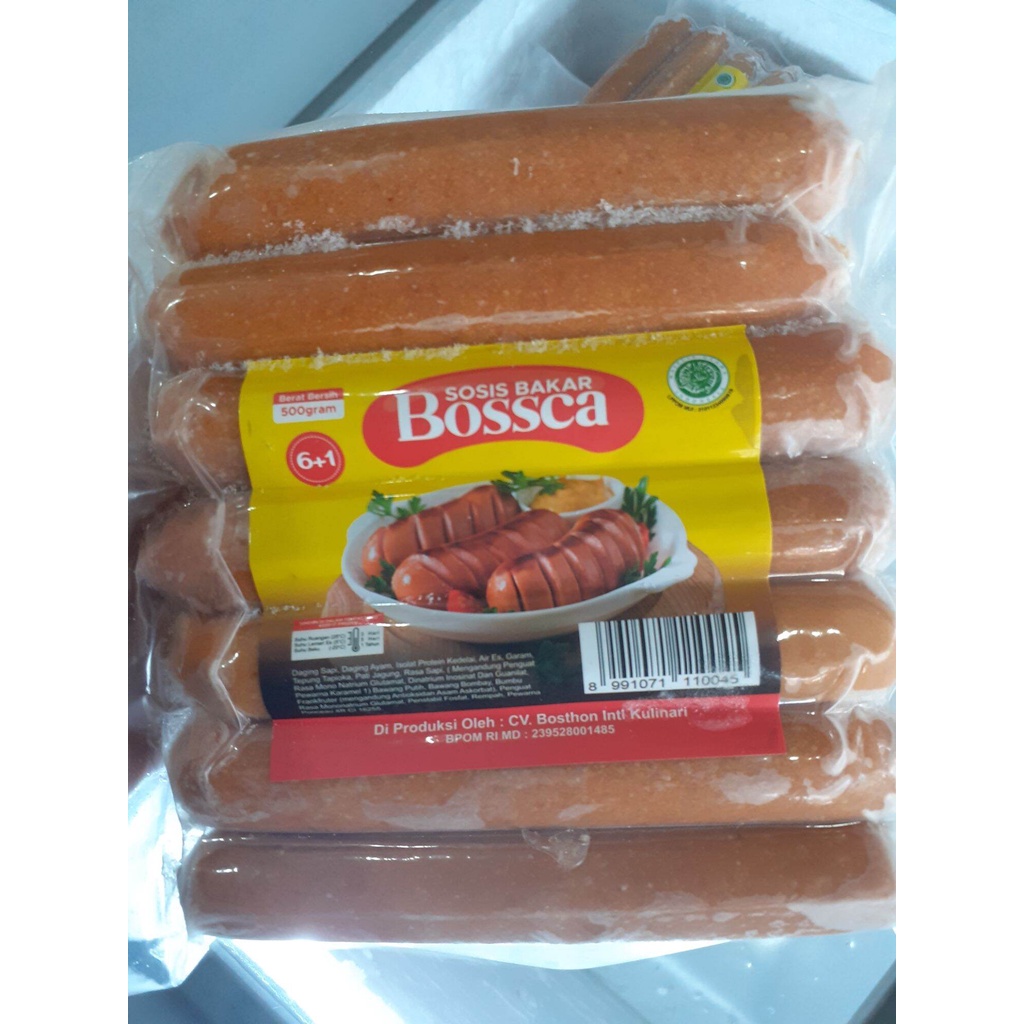 

Bossca Sosis Sapi Bakar, isi 7 Pcs