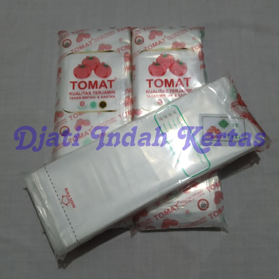 PE - TOMAT Uk 8 x 20 PLASTIK SERBAGUNA / PLASTIK ES BATU