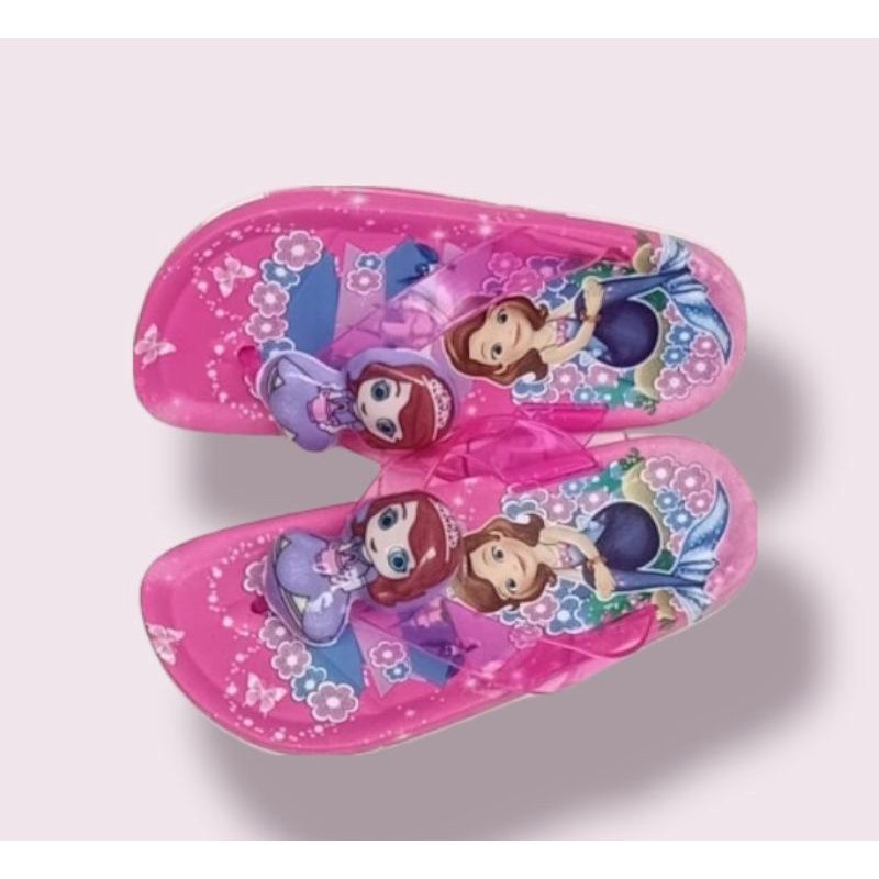 SANDAL KARET ANAK PEREMPUAN KARAKTER SANDAL JELLY ANAK INPORT TERBARU SENDAL JEPIT ANAK KARAKTER