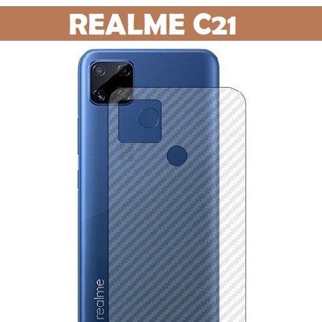 SKIN CARBON  REALME C21 C25 C20 - ANTI GORES BELAKANG REALME C51 C53 C20 C25 C21