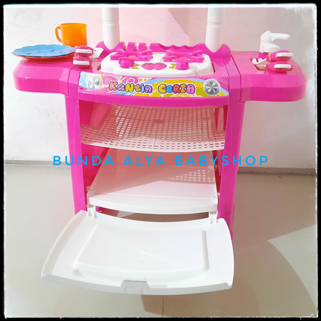 Mainan Dapur Dapuran Anak Kitchen Set / Set Dapur Edukasi Masak Masakan Dapur Luxury Set Mainan Masakan Kitchen Set Kantin Ceria - Alat Masak Mainan Anak Perempuan - Set Mainan Masak Masakan SNI - Mainan Dapur Dapuran Anak DEPOK