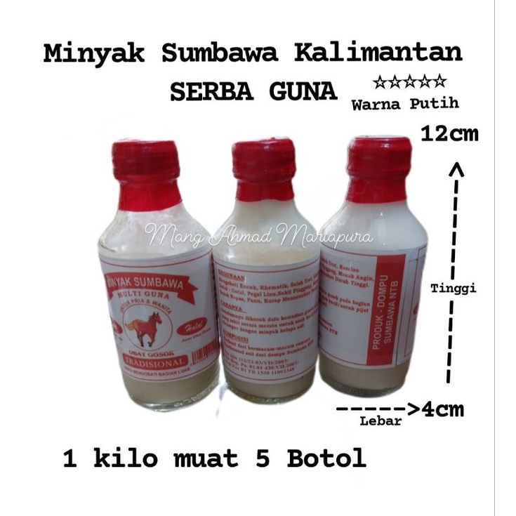 Jual Minyak Sumbawa Serba Guna Minyak Pijat Khas Kalimantan Shopee Indonesia