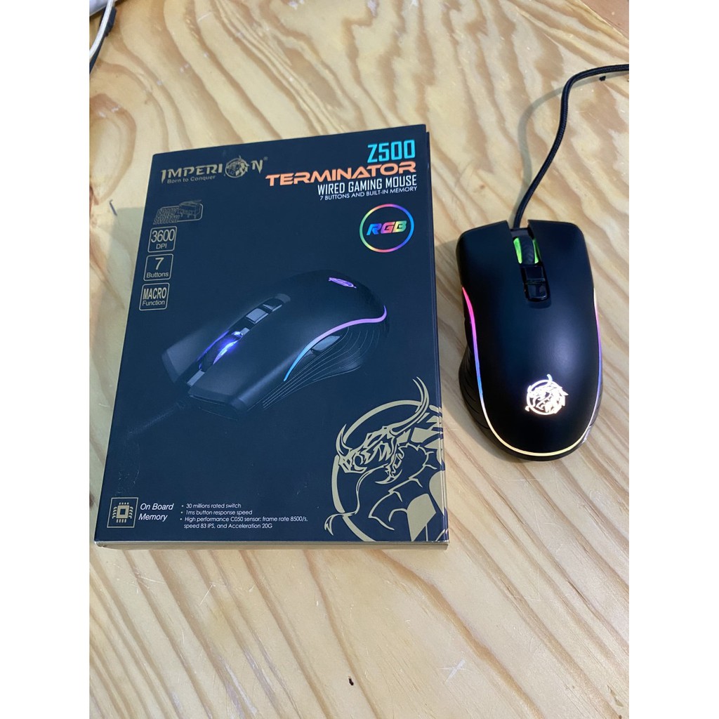 Imperion Terminator Z500 Macro Wired Gaming Mouse z500