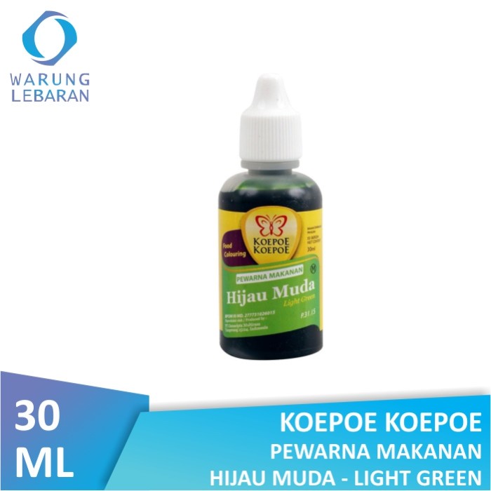 

Koepoe Koepoe Pewarna Makanan Hijau Muda 30 ml - Food Colouring