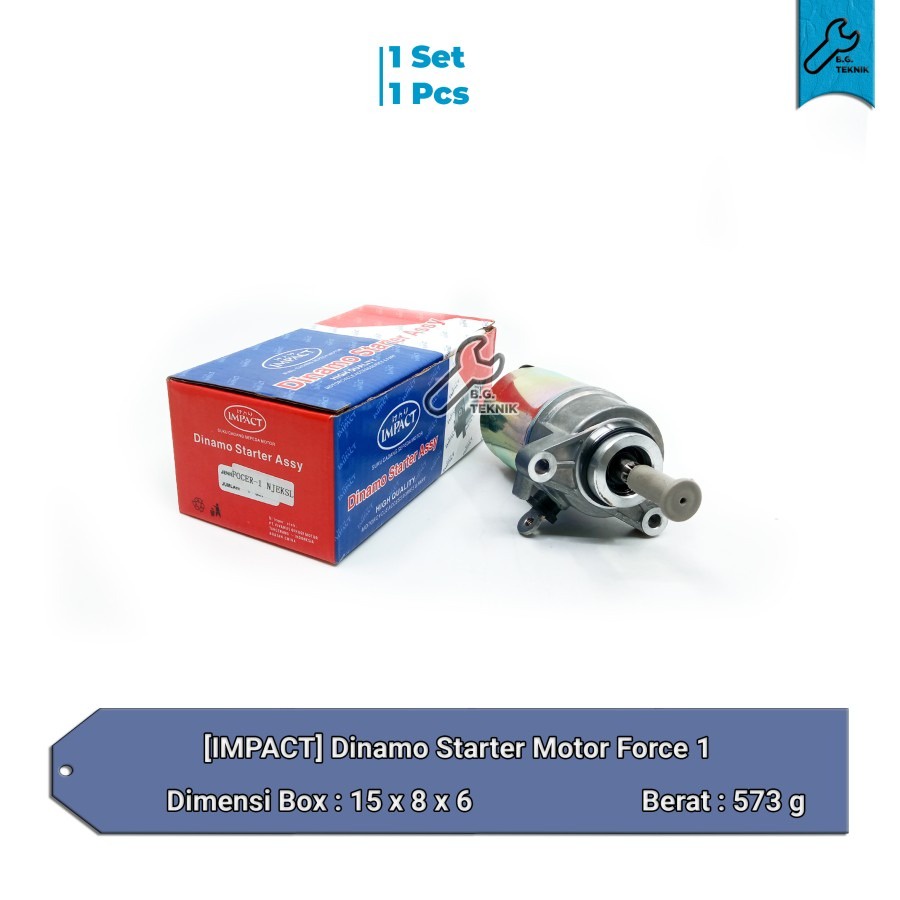 Dinamo starter motor Force 1 Injeksi - Impact