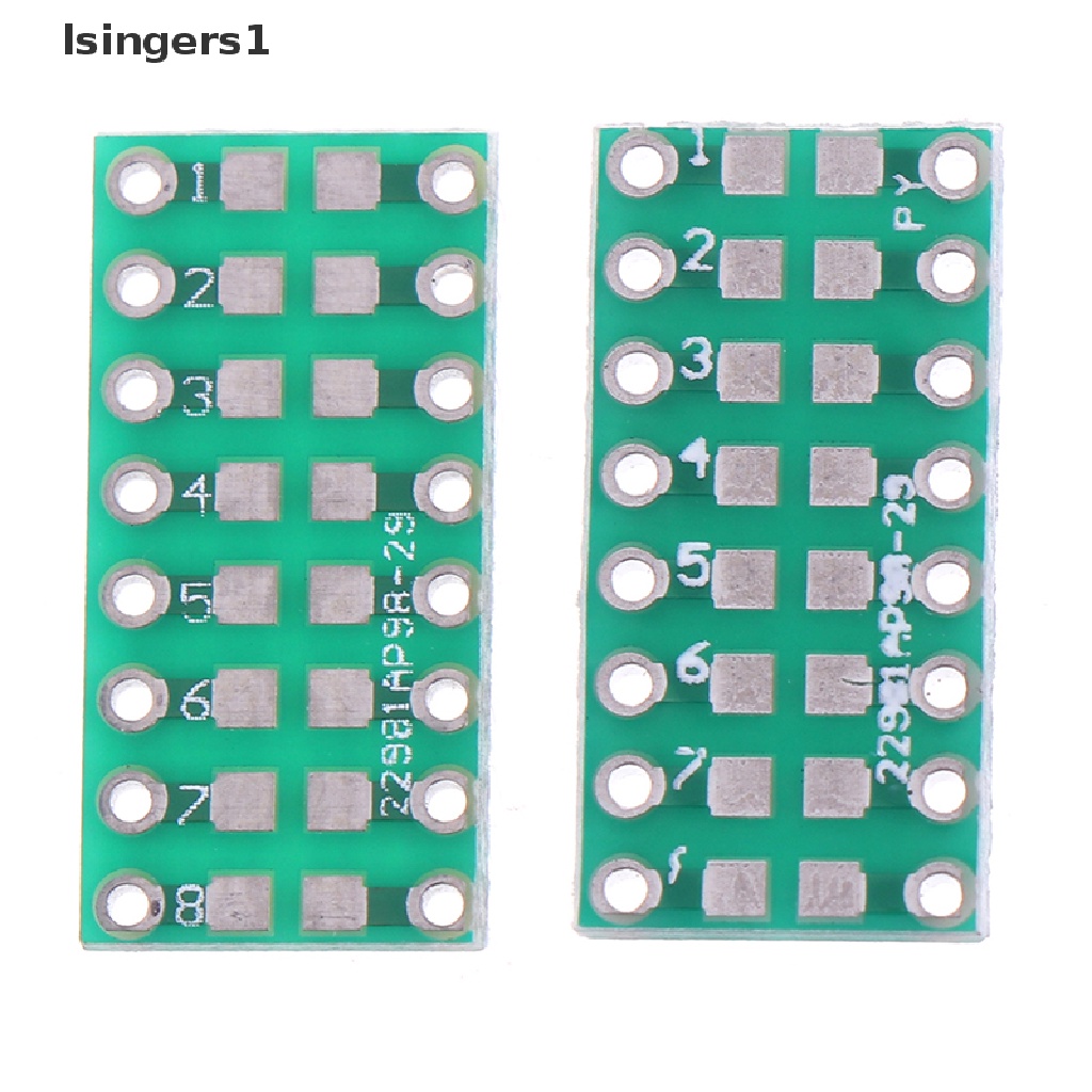 (lsingers1) 10pcs Papan PCB Konverter Komponen SMD / SMT 0805 0603 0402 Ke DIP