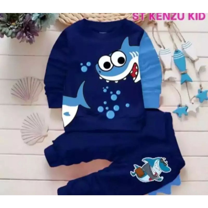 SETELAN ANAK SWATER ANAK LAKI LAKI SWATER ANAK PEREMPUAN MOTIF BEBY SHARK 1-5 THN JAKET ANAK LAKI LAKI JAKET ANAK PEREMPUAN /ATASAN ANAK TERMURAHTAHUN TERBARU