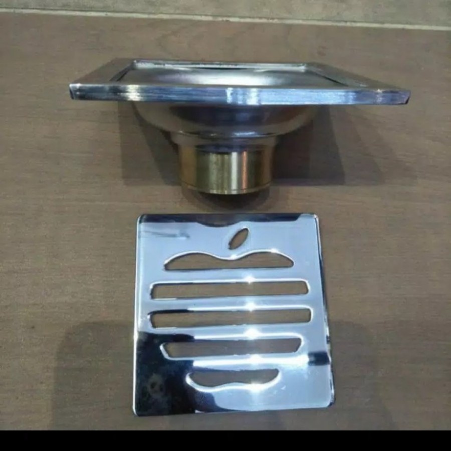 Floor drain Stainless Premium Anti karat / Saringan Got Kamar Mandi APEL